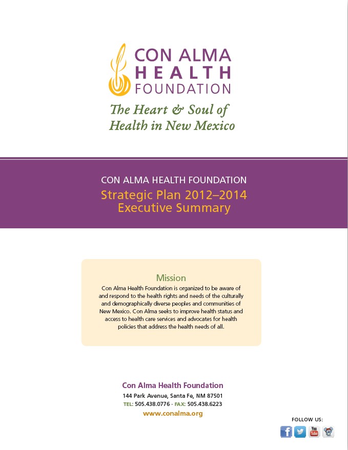 Strategic Plan 2012-2014 Executive Summary