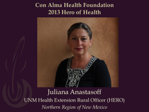 Grantee Event 2013 Hero of Health