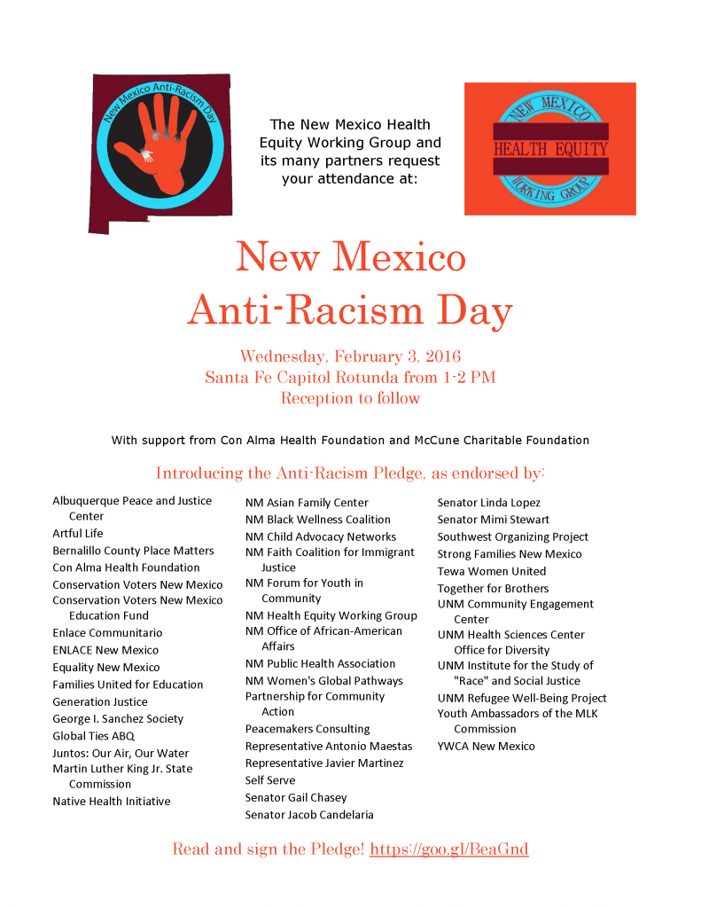 Anti Racism Day Flier